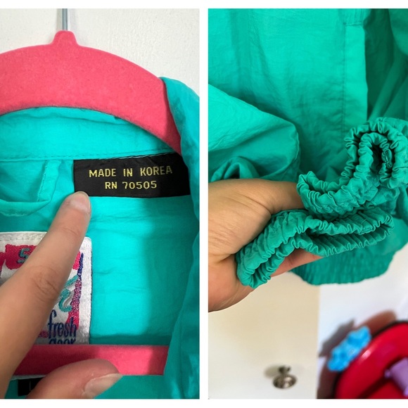 Salem Fresh Gear size large windbreaker suit. Pants and top are both large - Picture 11 of 12